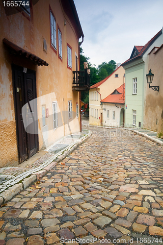 Image of Prague. Old, charming streets