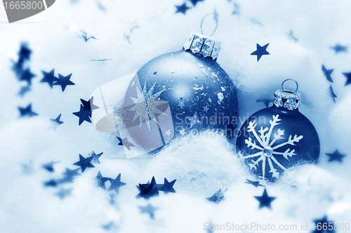 Image of Christmas balls decoration