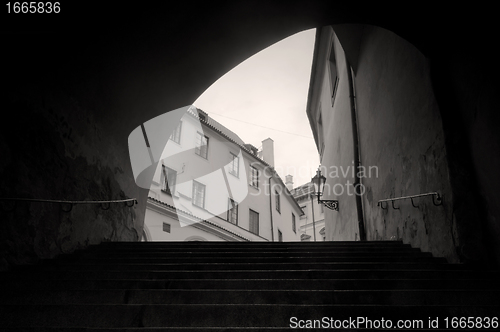 Image of Prague. Old, charming streets