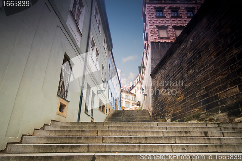 Image of Prague. Old, charming streets