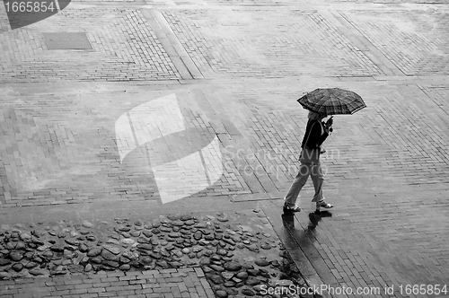 Image of Alone in the rain