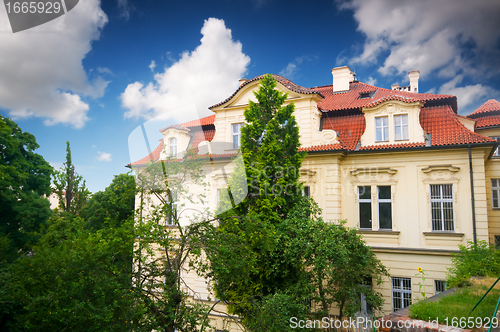 Image of Prague. Building at the old town