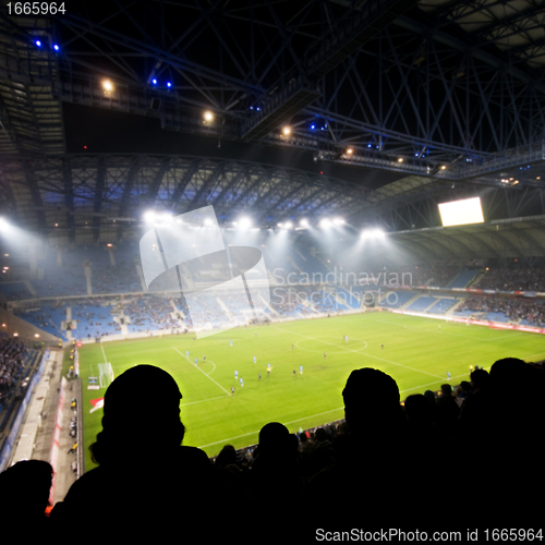 Image of Fans celebrating goal