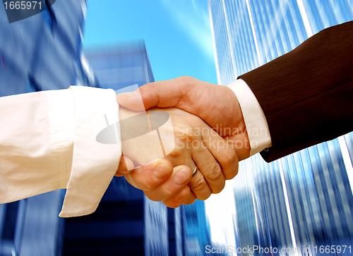 Image of Business handshake