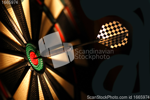Image of Dart board in bar