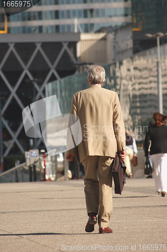 Image of Businessman go to work