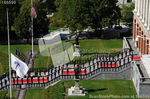 Image of Red Carpet and soldiers