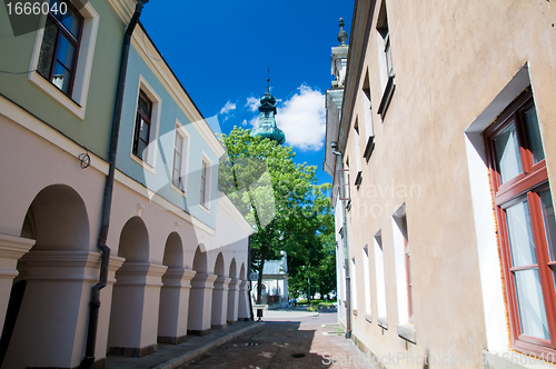 Image of Historic buildings. Zamosc, Poland