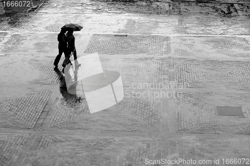 Image of Alone in the rain