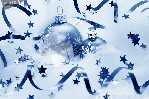 Image of Christmas balls decoration