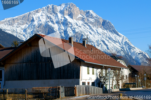 Image of Mountain village in the Alps