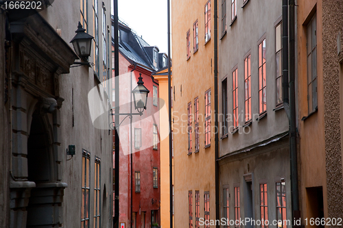 Image of Stockholm, Sweden. Building in the old town