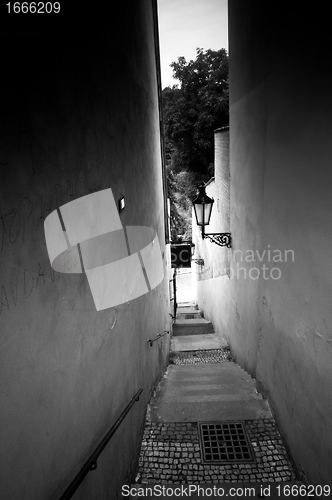 Image of Very narrow street in Prague
