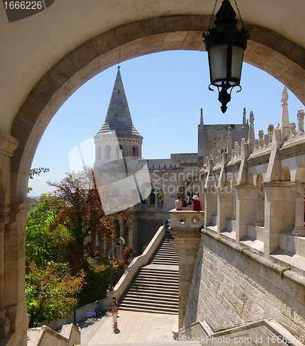 Image of The great tower of Fishermen's Bastion