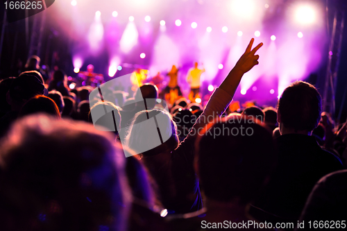 Image of People on music concert