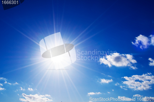 Image of Sunny blue sky