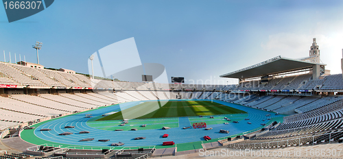 Image of Olympic stadium in Barcelona, Spain