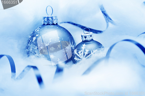 Image of Christmas balls decoration