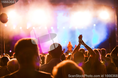 Image of People on music concert