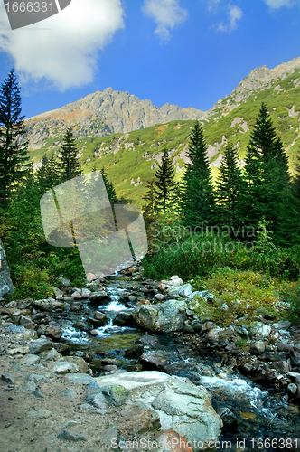 Image of Mountains colorful landscape