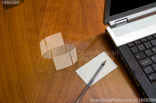 Image of Modern business desk