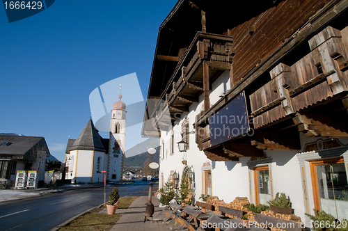 Image of Mountain village in the Alps