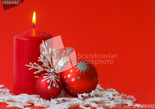 Image of Christmas decoration background