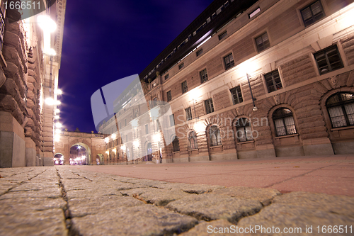 Image of Old town, Stockholm, Sweden at night