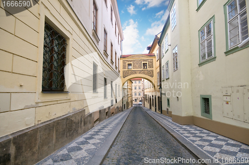 Image of Prague. Old, charming streets