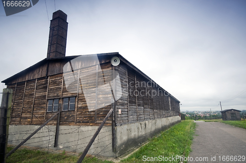 Image of Majdanek - concentration camp in Poland. 