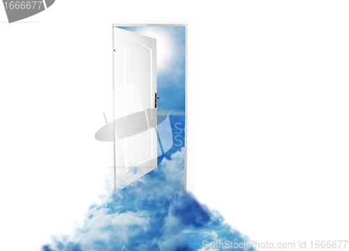 Image of Door to new world. Sky version