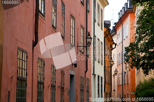 Image of Stockholm, Sweden. Building in the old town