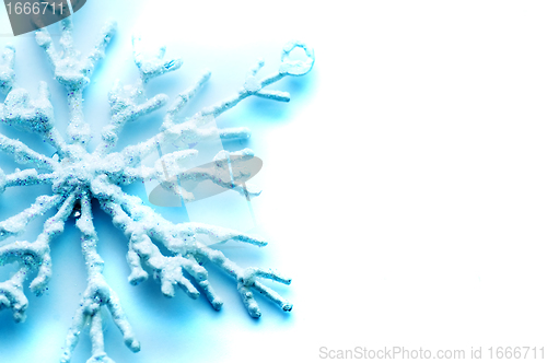 Image of Snowflake. Christmas background