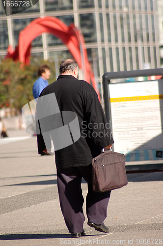 Image of Businessman go to work