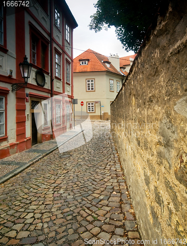 Image of Prague. Old, charming streets