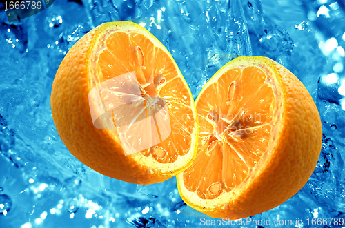 Image of Fresh orange background