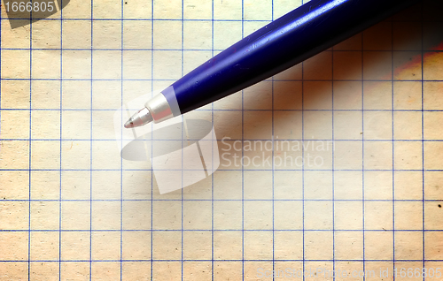 Image of Pen on empy piece of paper.