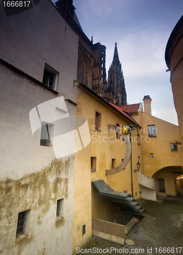 Image of Prague. Old, charming buildings