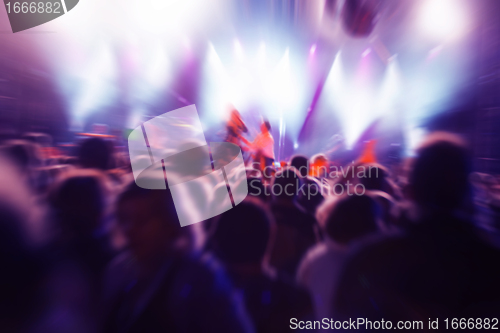 Image of People on music concert