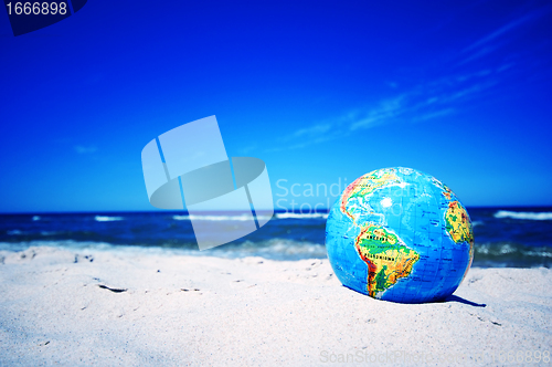 Image of Earth globe. Conceptual image