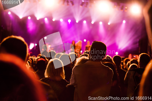 Image of People on music concert