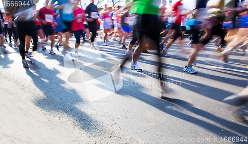 Image of Running fast, marathon