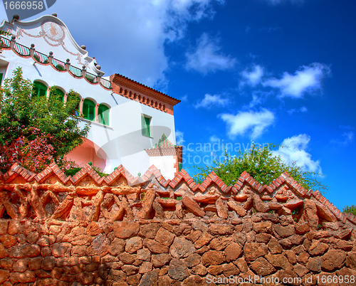 Image of Architecture in Park Guell, Barcelona