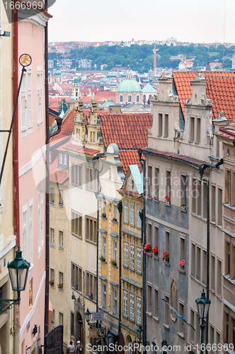 Image of Prague. Old, charming buildings