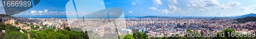 Image of Barcelona, Spain skyline panorama