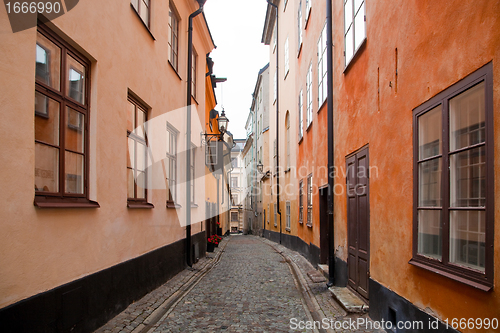 Image of Stockholm, Sweden. Building in the old town