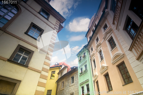 Image of Prague. Old, charming buildings