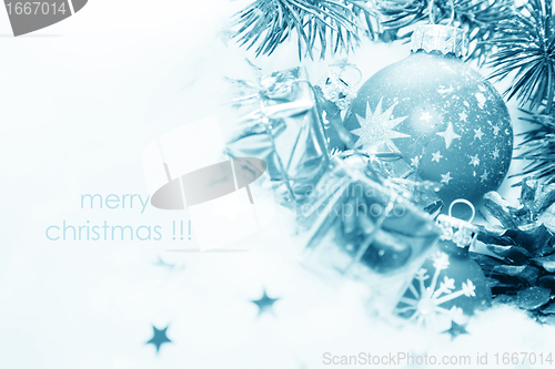 Image of Christmas balls decoration