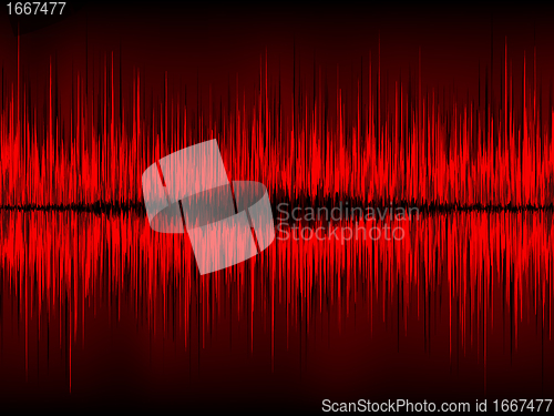 Image of Abstract waveform vector background. EPS 8