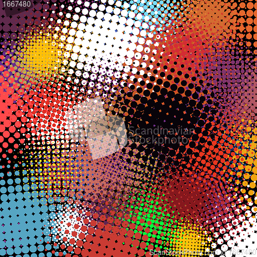 Image of Abstract halftone background. EPS 8